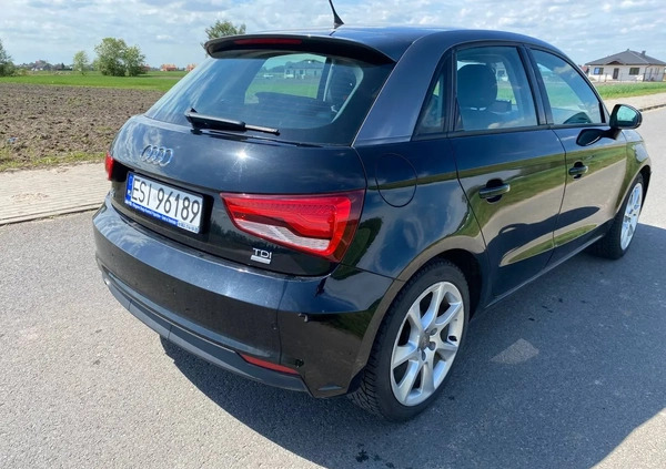 Audi A1 cena 37900 przebieg: 149377, rok produkcji 2015 z Sieradz małe 121